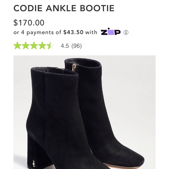🌼2/$89 BLACK CODIE ANKLE BOOTIES - Picture 8 of 8